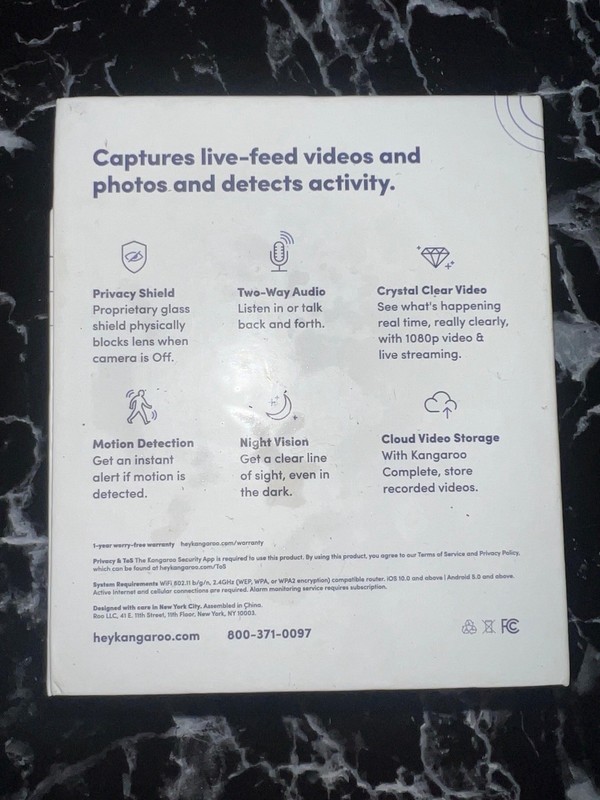 New Sealed Kangaroo A0006 Indoor Privacy Security Camera gallery