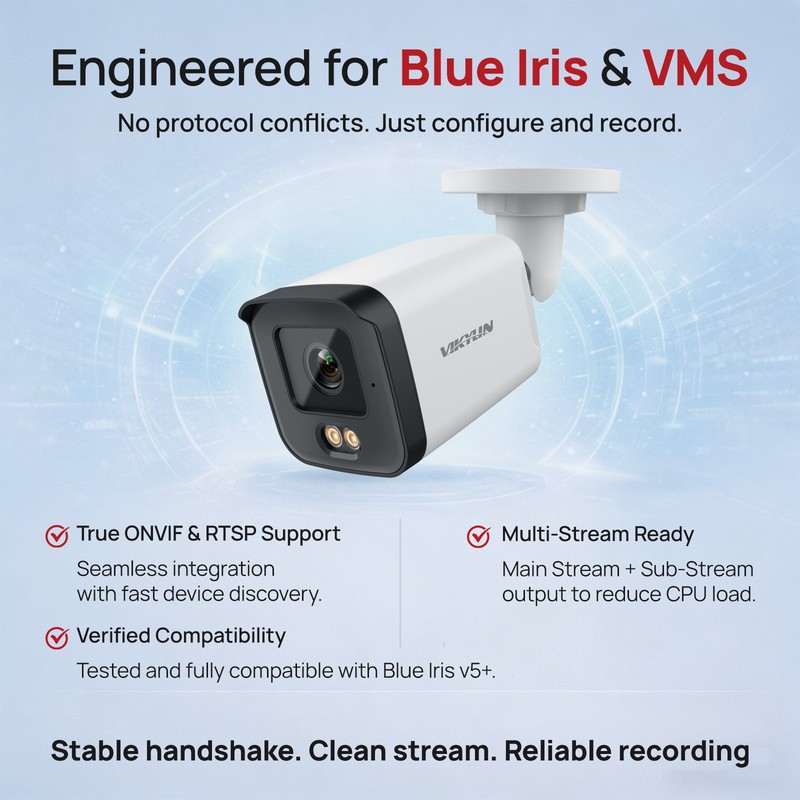 VIKYLIN B53 Full Color Night light Network 5MP IP Camera Built in MIC Onvif NDAA gallery