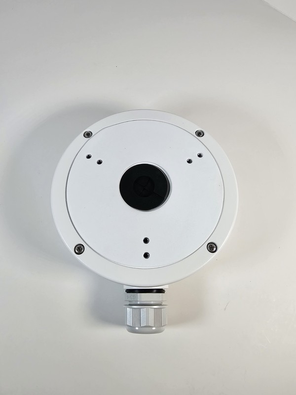 Northern Video Dome Camera Back Box, Waterproof, 6.18″ Diameter BB130T White