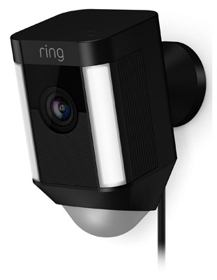 Spotlight Wi-Fi Security Camera, Wired, Black – B09J6BCPHG