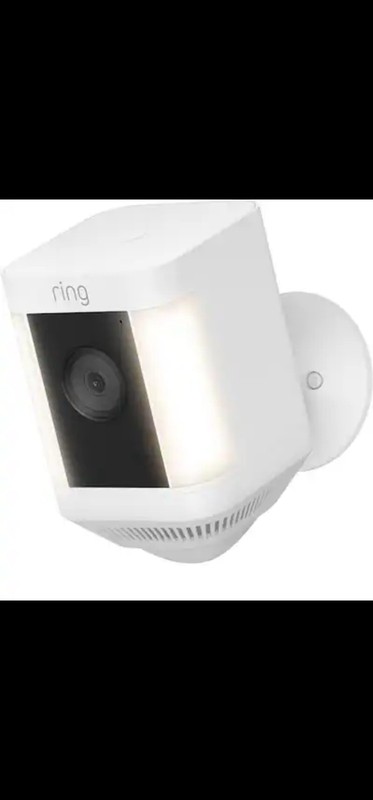 Ring - Spotlight Cam Plus Outdoor/Indoor Wireless 1080p Battery Camera - SEALED gallery