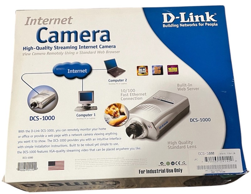 D-Link 2.4GHz Wireless Internet Camera IP Camera DCS-1000W INDUSTRIAL COMMERCIAL gallery
