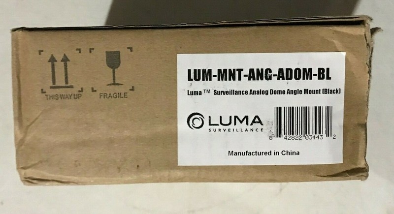 Luma Surveillance Analog Dome Angle Mount Black LUM-MNT-ANG-ADOM-BL
