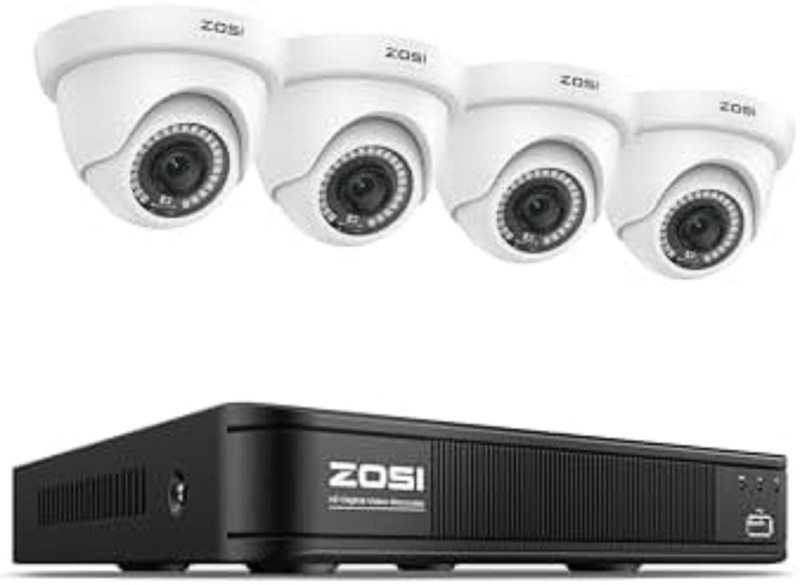 4 Camaras De Seguridad Wifi Exterior 1080P Inalambrica Con Vision Nocturna Video