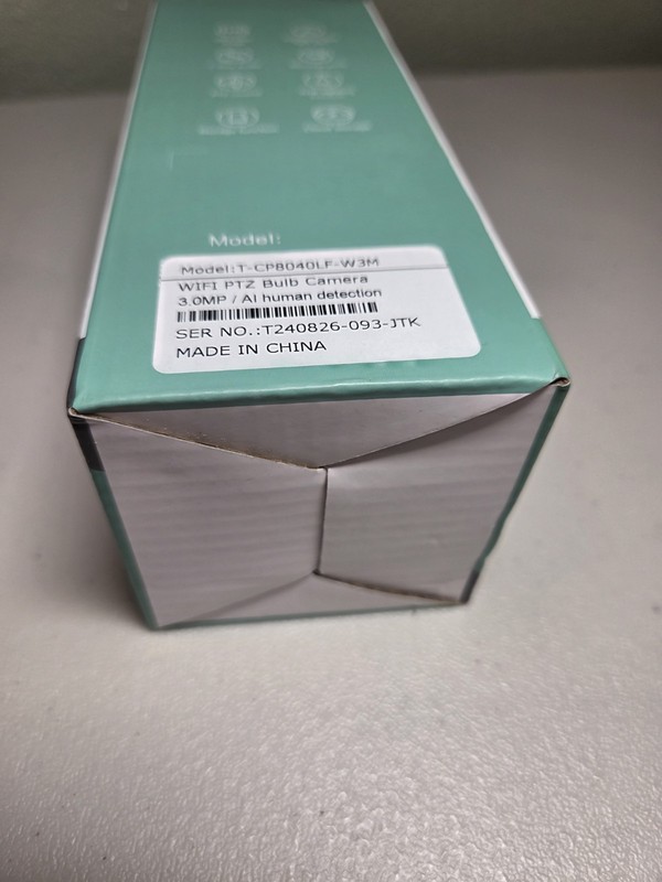 WiFi Ptz Bulb Camera 3 MP Smart Camera, T-CP8040LF-W3M, Made In China, Features. gallery