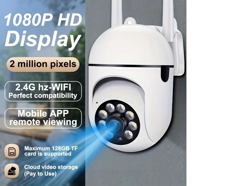 Smart AI Motion Outdoor Wireless Security Camera – Home Security – T003 gallery