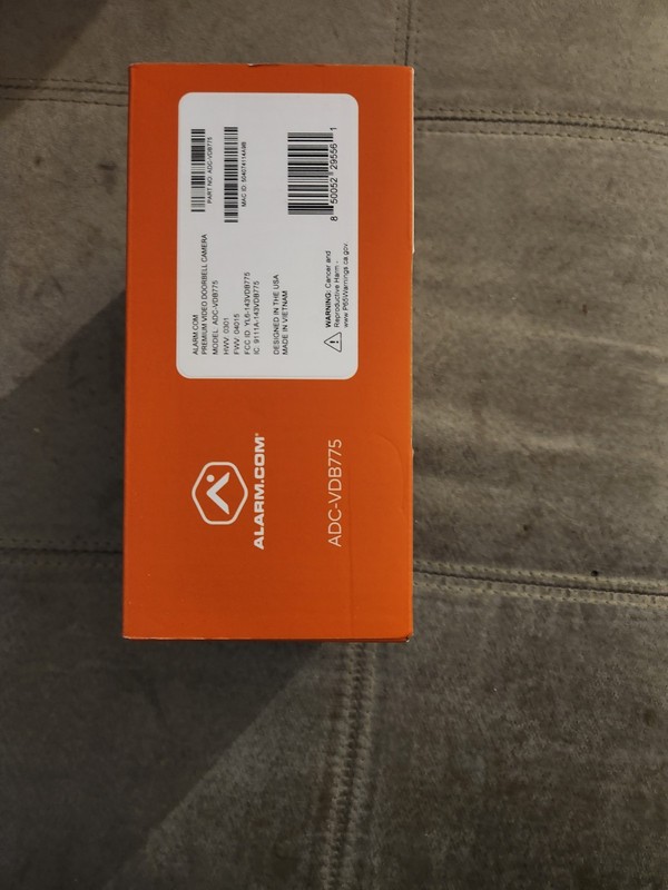 ADC-VDB-775 (NEW MODEL) Video Doorbell Camera New - White gallery