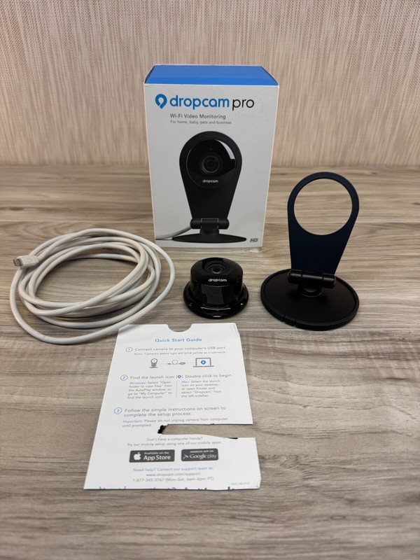 Dropcam Pro Wi-fi Video Monitoring Wireless Security Camera with USB Cord