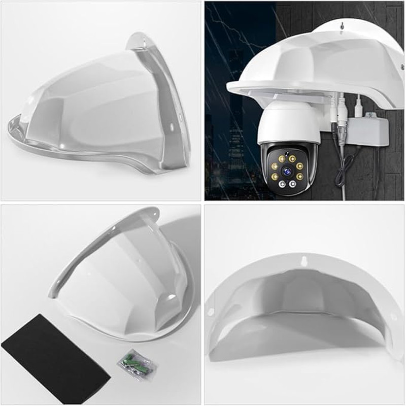 Sun Rain Shade Cover Outdoor, CCTV Security Camera Top Shield Protective Roof fo gallery
