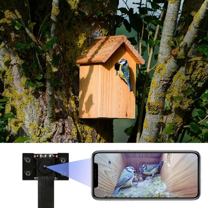 Wifi Bird Box Camera, 4K HD WLAN, Live Video to Phone, Easy Installation to Most gallery