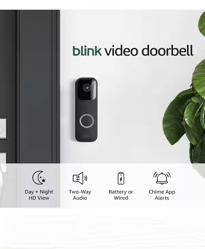 Blink Wired/Battery Operated Outdoor Smart Wi-Fi Video Doorbell gallery