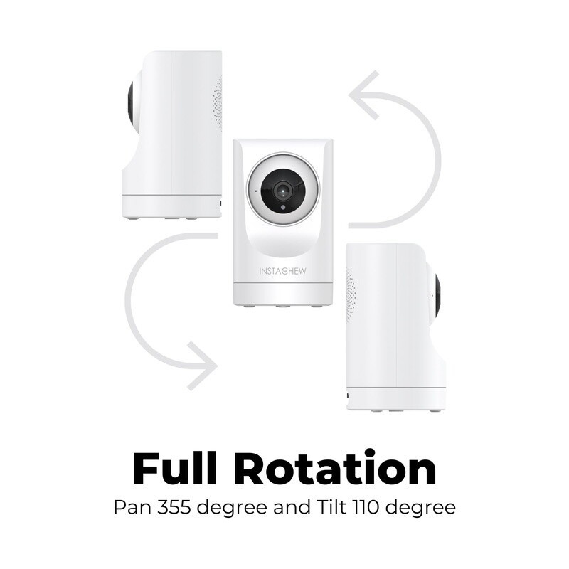 360° Smart Pet Camera 1080P HD Wireless Video Monitor 2 Way Audio Night Vision gallery