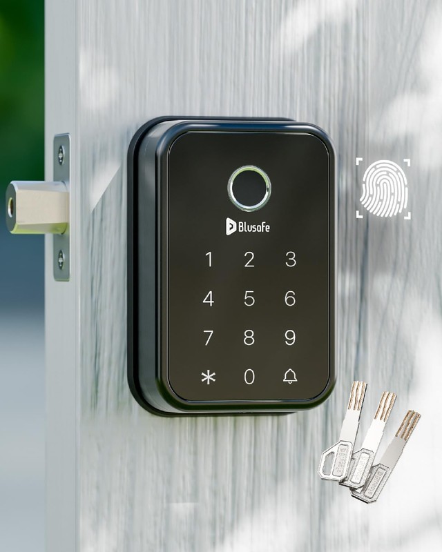 Smart Lock Fingerprint Door Lock, Smart Door Lock for Home Security,Electroni...
