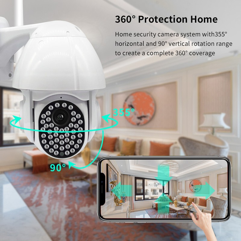 5G 1080P HD WIFI Wireless IP Security Camera Outdoor CCTV PTZ Smart Home IR Cam gallery