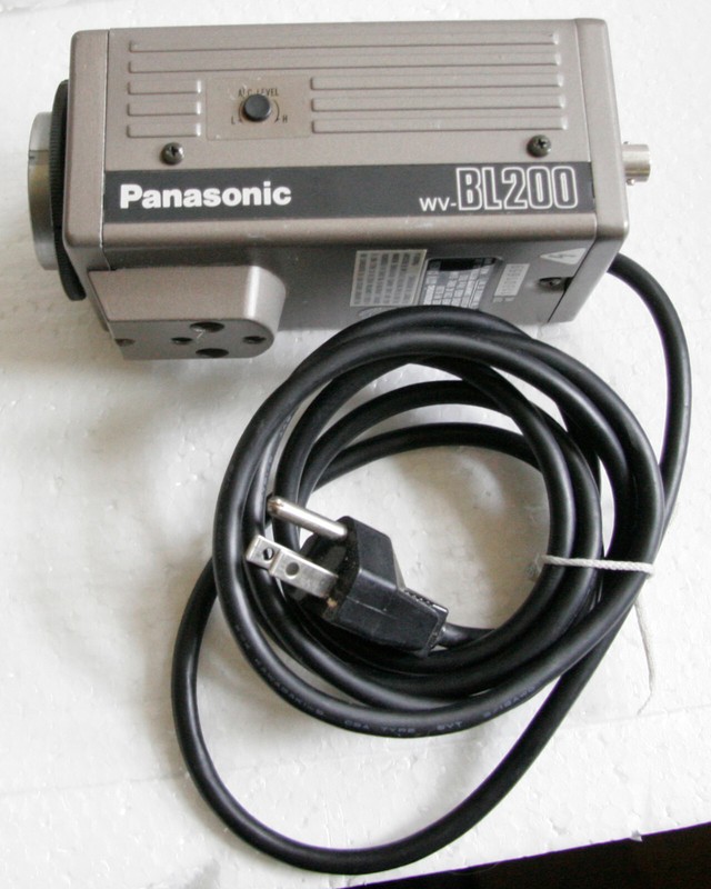 Panasonic CCTV camera Model WV-BL200 with no lens. powers on.