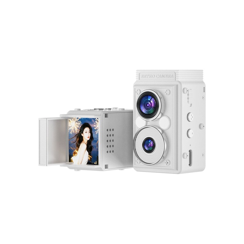 S11 Mini Retro Dual Lens CCD Camera Portable TLR Camera Infrared Night gallery