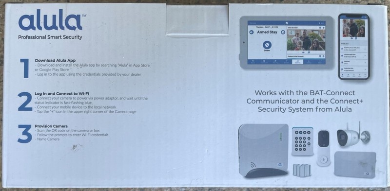 ALULA OUTDOOR WIFI BULLET CAMERA HD VIDEO, MOTION DETECTION CAM-OD-HS2-AI NIB gallery