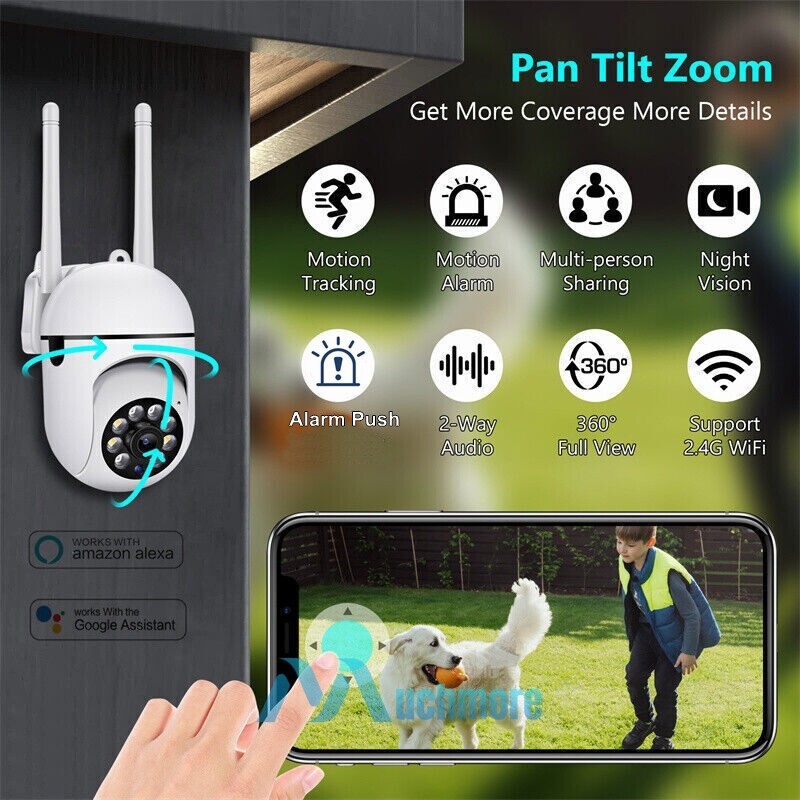 1080P HD 3MP Wireless 2.4G WiFi Camera System Smart Night Vision Security Camera gallery