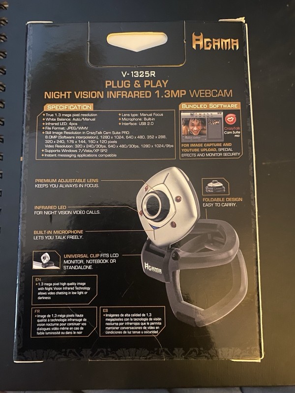 Agama V-1325R Night Vision Infrared 1.3 Mp Webcam gallery