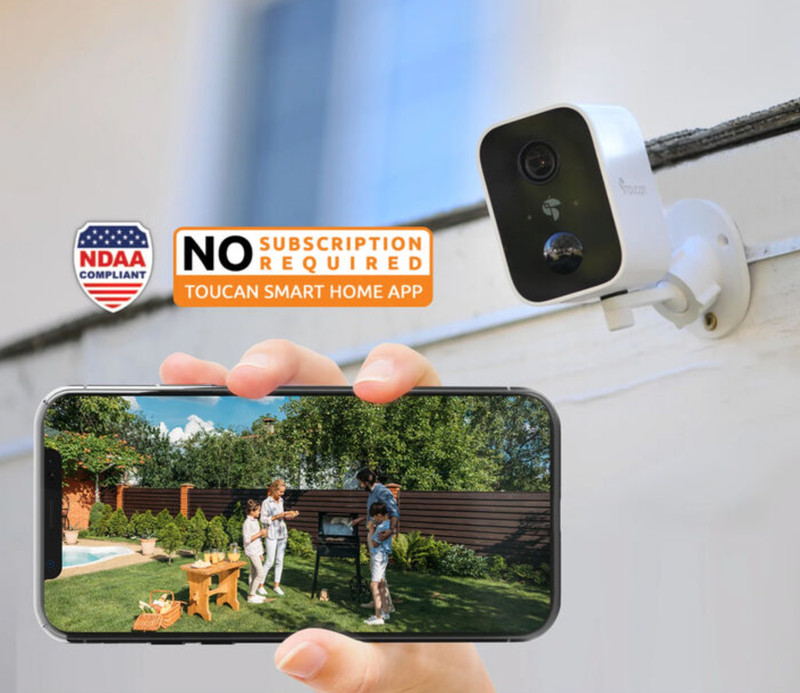 Toucan Wireless Security Camera - No Subscription Required - Model# TWSC01WU gallery