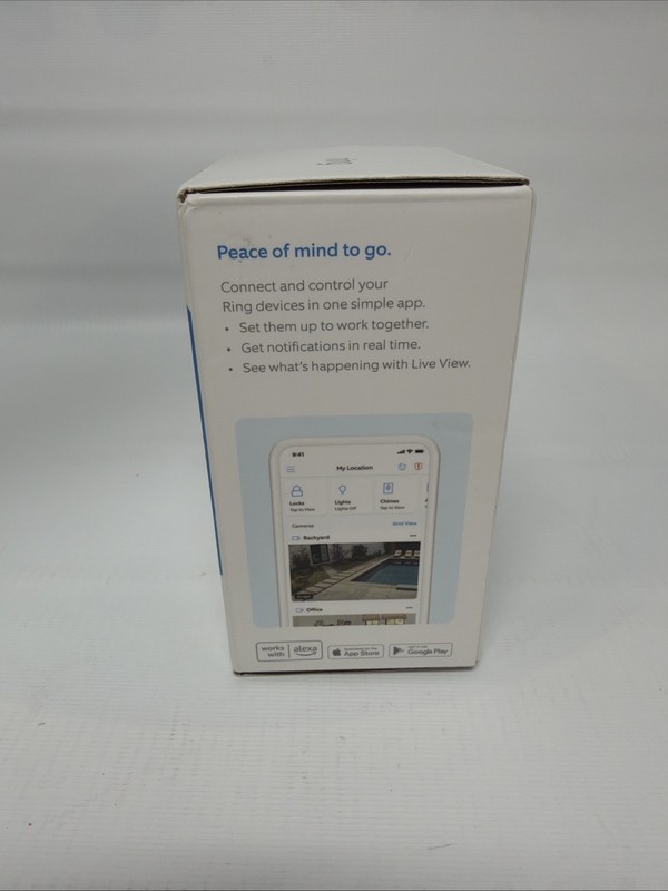 New Ring Stick Up Cam Battery Powered Indoor Outdoor Camera with Two-Way Talk gallery