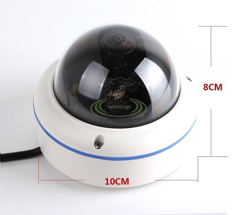 4K 5MP Panoramic Fisheye Dome Camera TVI CVI AHD Analog CCTV Wide View gallery