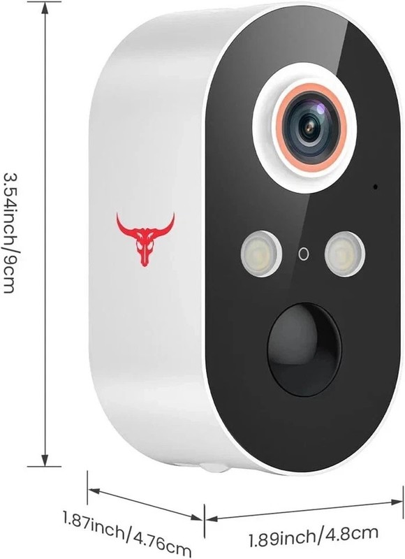 2 Pack Wireless Security Camera System Smart Night Vision Outdoor WiFi Cameras gallery
