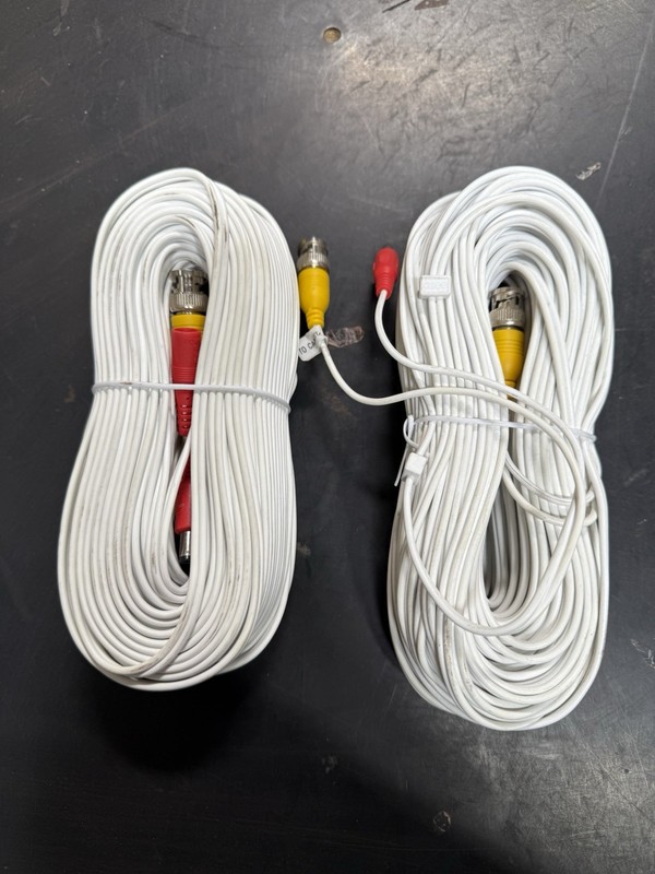 QSEE 2-PACK SECURITY CAMERA Cable 100ft gallery
