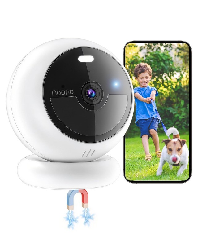 Security Cameras Wireless Outdoor Magnetic, 1080P Battery Powered Indoor Came…
