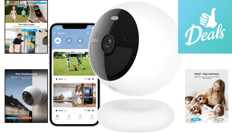 B200 Wireless Outdoor Security Camera 1080P - AI Motion Detection & Night Vision gallery