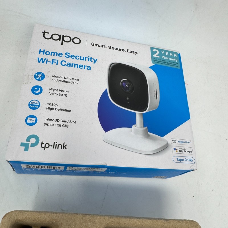 TP-Link Tapo 1080P Indoor Security Camera Baby Monitor Night Vision C100 gallery
