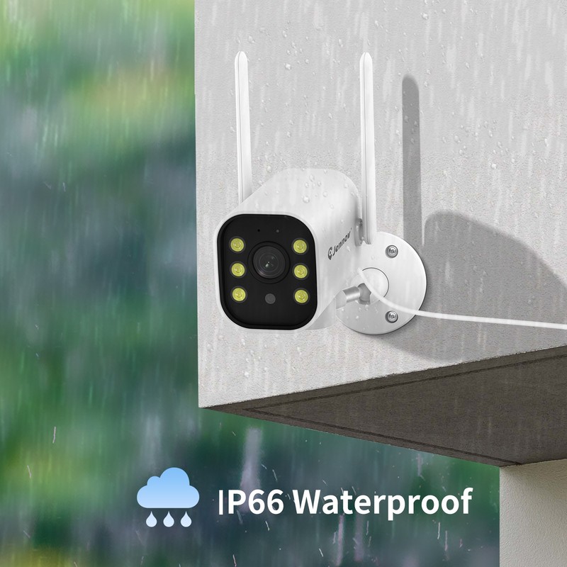 JENNOV 5MP Wireless Night Vision Security Camera Outdoor Home Wifi Wired Cam HD gallery