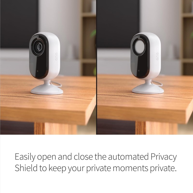 Arlo Essential Indoor Security Camera 1080p HD Wi-Fi White VMC2060 gallery