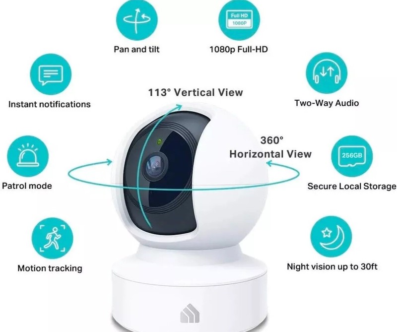 Kasa Spot Pan Tilt 24/7 Recording With Box TP Link Model EC70 1080P WiFi gallery