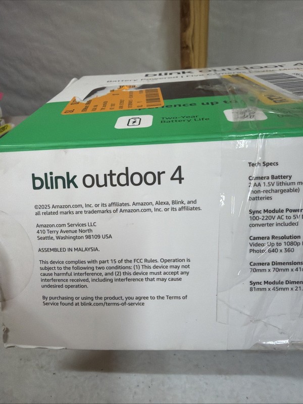 BLINK Outdoor 4 (4th Gen) 5-Camera Security System w/ Sync Module Core gallery