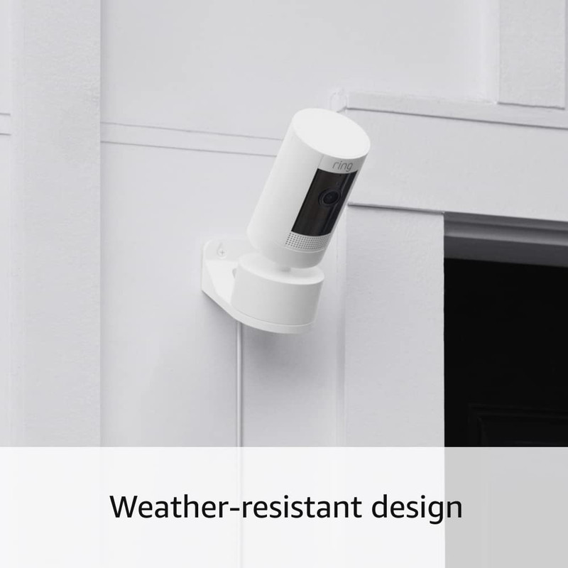 Indoor/Outdoor Pan-Tilt Mount for Outdoor Cam (Stick up Cam) Plug-In, White (Pow gallery