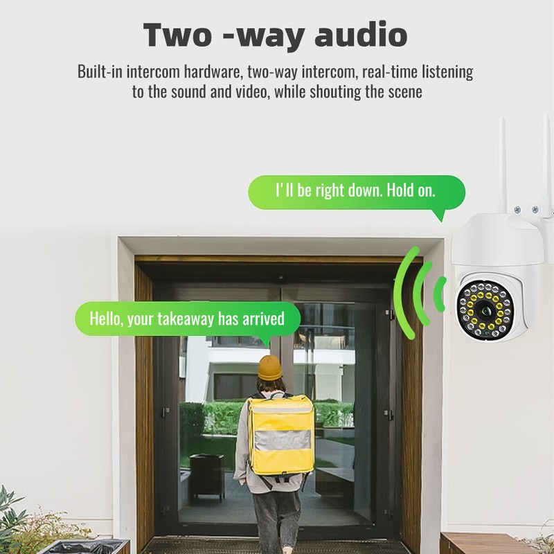 1-4 Wireless Security Camera System Smart Outdoor 5G Wifi Night Vision Cam 1080P gallery