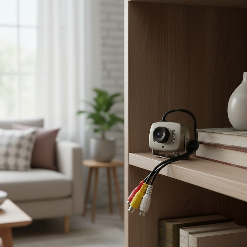 Mini CCTV Camera CCD 1000TVL Waterproof Indoor Outdoor Night Vision Surveillance