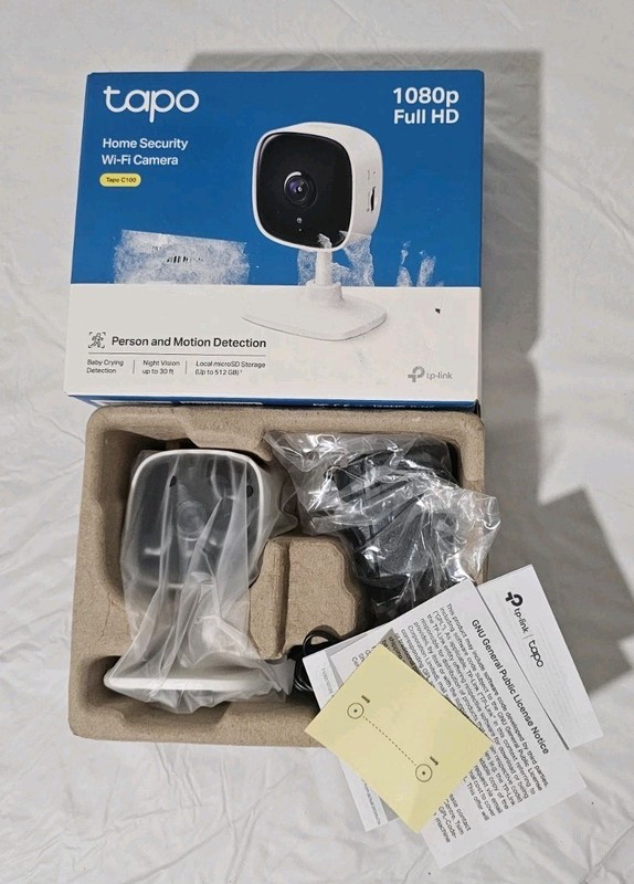 TP-Link Tapo C100 1080p Wi-Fi Home Security Camera Night Vision New Other gallery