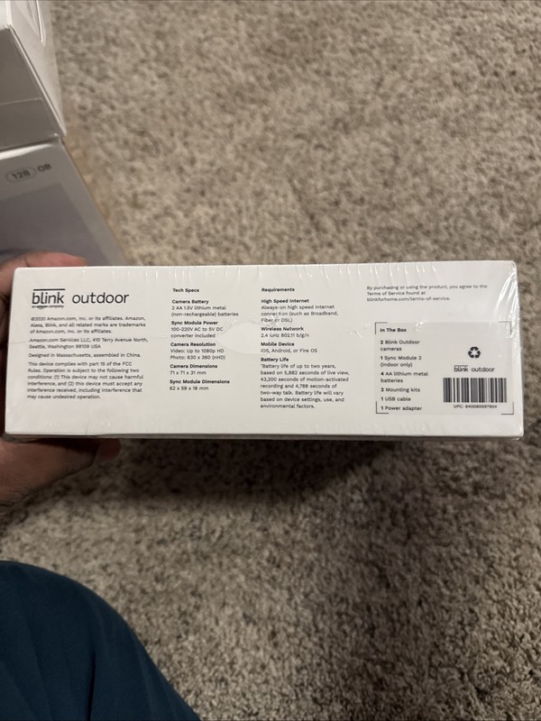 Brand New blink outdoor Battery Powered Security Cameras - 2 Camera System gallery
