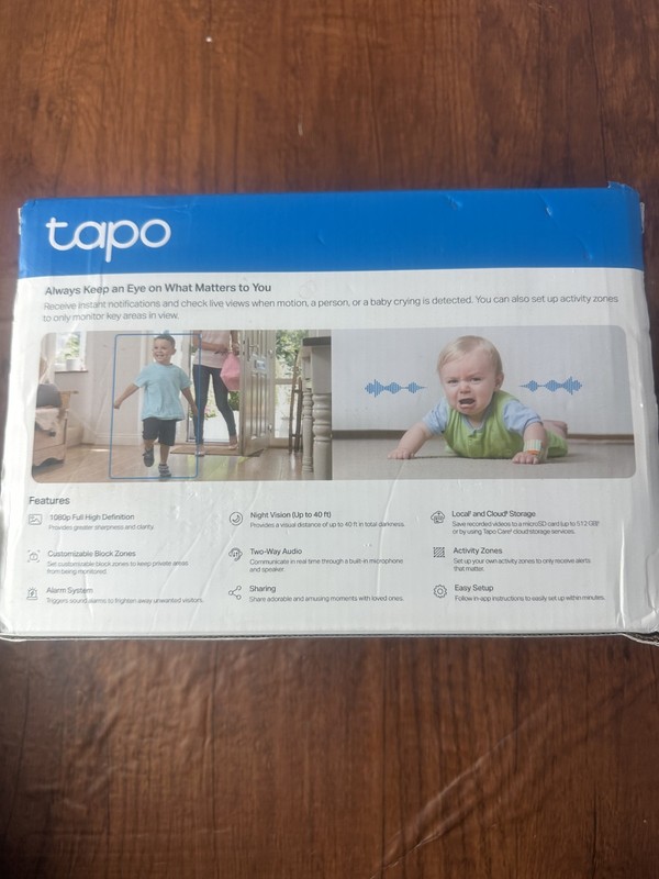TP-Link Tapo C100 1080P Indoor WiFi Security Camera 4-Pack w/Adapters Tested gallery