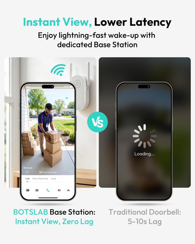 2K Doorbell Camera Wireless with Head-To-Toe View, No Monthly Fee, Video Doorbel gallery