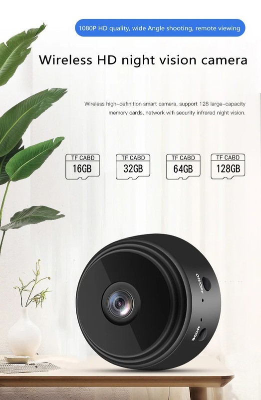 Mini WiFi Camera Wireless Security Cam with Audio / Smart Home Baby Pet Monitor gallery