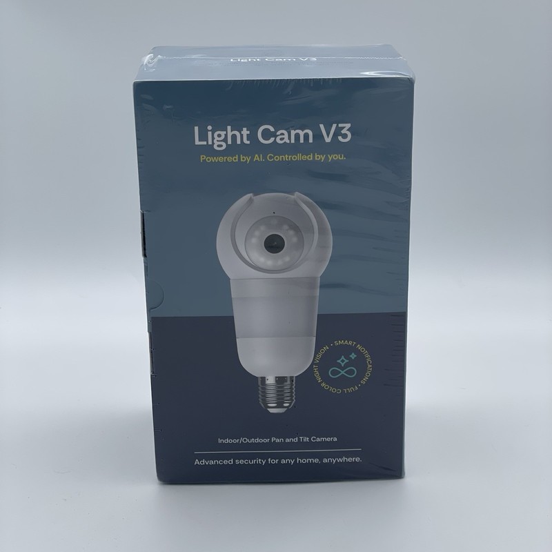 SEALED LUNA Light Cam V3 Indoor/Outdoor Pan-Tilt Zoom Full Color Night Vision