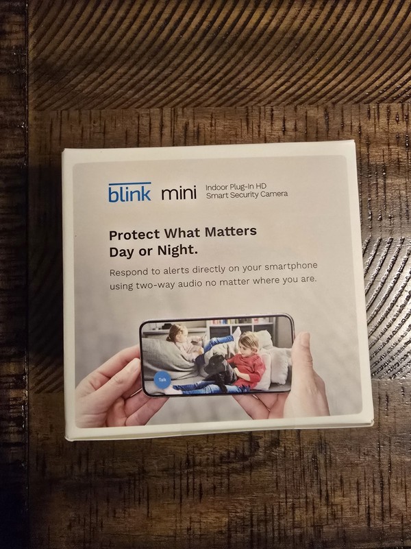 Blink Mini Compact indoor plug-in smart security camera 1080p HD, New gallery