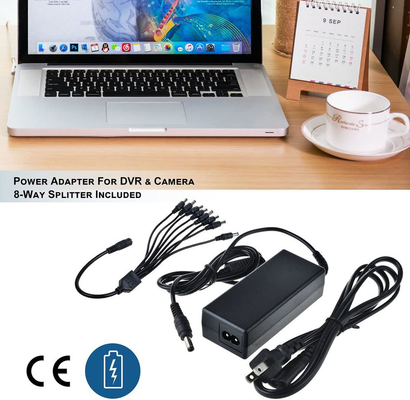 Charger Compatible with Swann Lorex Q-See Security Camera 12V 5A 60W 2 gallery