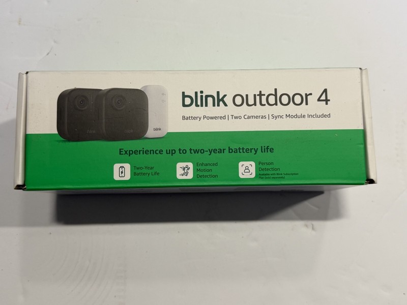Blink Outdoor 4 Smart Security Camera System 2-Camera Kit 1080p HD Wireless gallery