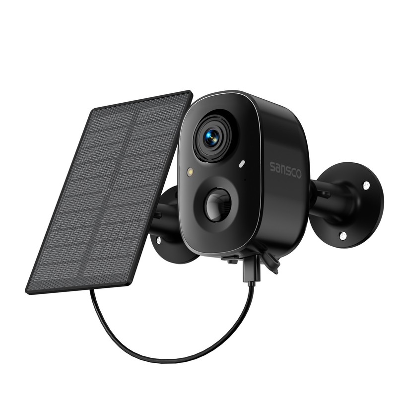 Solar Battery Powered Wireless Security Camera Wifi 4MP 2-Way Audio Outdoor IP66