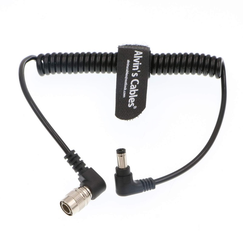 4 Pin Hirose Male To DC Jack Power Cable For Sound Devices 633 Blackmagic