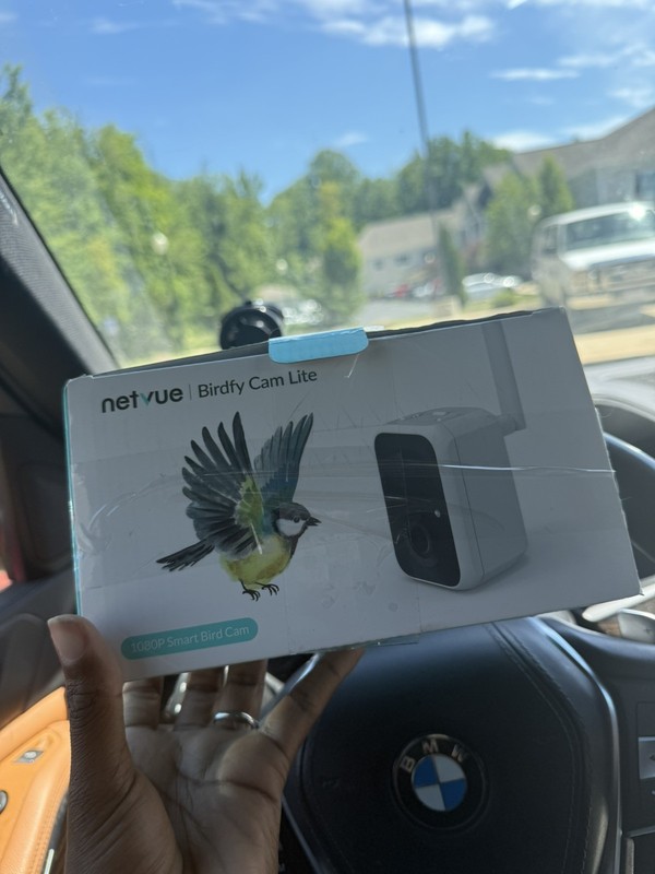 Netvue Birdfy Cam Lite 1080p Wi-Fi Outdoor Camera, Motion, 2-Way Audio, NEW